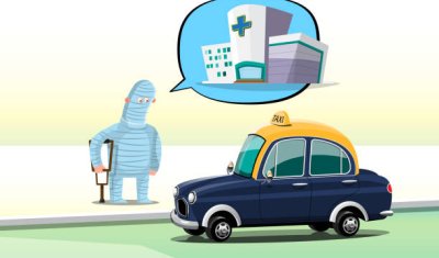 Taxi conventionné pour transport vers l'Hôpital Michallon à Grenoble